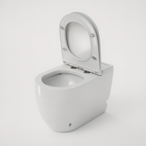 Унитаз приставной Grossman impuls GR-PR-5502 белый глянцевый с сиденьем микролифт безободковый каскадный смыв - фото 4